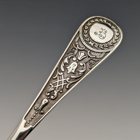 英國古董銀盤魚餐具 12 對套裝盒裝 Cooper Brothers